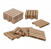 Pozostałe akcesoria do telefonów - Drewniane Podstawki Panele 4SZT _________________ - miniaturka - grafika 1