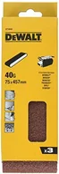 Materiały ścierne - Dewalt DeWALT taśma szlifierska 75 X 457 K40, 3 sztuki, dt3640-QZ DT3640-QZ - miniaturka - grafika 1