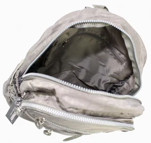 Bag Street Praktyczny Plecak Materiałowy BAG STREET 2216 SZARY 35 x 26 x 15 cm - Plecaki - miniaturka - grafika 9