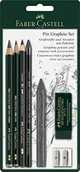 Ołówki - Faber-Castell 112997 Pitt Graphite zestaw z akcesoriami F112997 - miniaturka - grafika 1