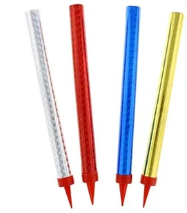 GoDan Fontanna na tort holograficzna 18 cm 4 sztuki - Pozostałe akcesoria dla plastyków - miniaturka - grafika 2