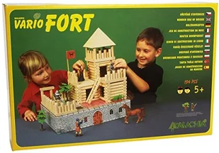 Walachia Fort rycerski Drewniane belki do składania - Klocki - miniaturka - grafika 2