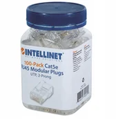 Wtyczki i adaptery - Wtyk RJ45 8P/8C Utp CAT5E Na Linkę Słoik 100 Sztuk - miniaturka - grafika 1