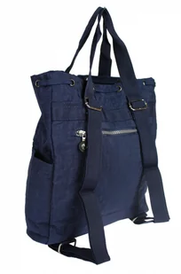 Bag Street Praktyczny Plecak Torebka 2 w 1 BAG STREET 2247 GRANATOWY - Plecaki - miniaturka - grafika 3