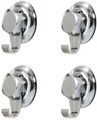 Wieszaki łazienkowe - Compactor Haczyki łazienkowe bez wiercenia system Bestlock nośność do 6 kg szerokie 4 szt - miniaturka - grafika 1