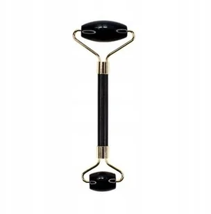 Deni Carte Deni Carte Masażer Jadeitowy Do Twarzy W Formie Rollera Czarny - Rollery do masażu - miniaturka - grafika 2