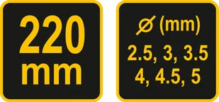 Vorel Dziurkacz nastawny 220mm 43600 43600 - Narzędzia warsztatowe - miniaturka - grafika 5