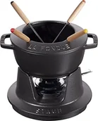 Zestawy do fondue - Staub Zestaw Fondue Czarny 16 cm 40511-970-0 - miniaturka - grafika 1
