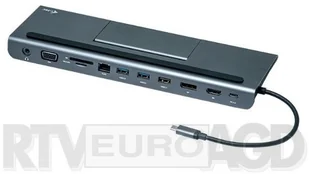 I-TEC I TEC Stacja dokująca USB C 3× 4K LCD + zasilacz 112W C31FLATPLUS112W - Gadżety USB - miniaturka - grafika 2