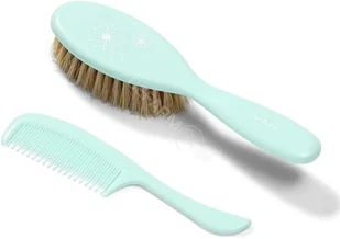 BabyOno Szczotka i grzebyk dla dzieci i niemowląt naturalne miękkie włosie - Szczotki do włosów dla dzieci - miniaturka - grafika 2