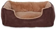 Legowiska dla psów - dibea Łóżko dla psa  poduszka dla psa  sofa dla psa z dwustronną poszewką na poduszkę (rozmiar i kolor do wyboru), beżowy/brązowy - miniaturka - grafika 1