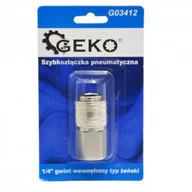 Akcesoria pneumatyczne - GEKO Szybkozłączka pneumatyczna typ żeński GW 1/4" 3242 G03412 - miniaturka - grafika 1