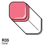 Kredki, ołówki, pastele i pisaki - Copic COPIC Classic Marker R35 Coral 20075127 - miniaturka - grafika 1