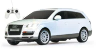 Zabawki zdalnie sterowane - Jamara Audi Q7 1:24 pearly white - miniaturka - grafika 1