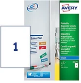 Dodatki do drukarek i skanerów - Avery 216003 magnetyczny tabliczki informacyjne 210 X 297 MM, biały J8867-5 - miniaturka - grafika 1