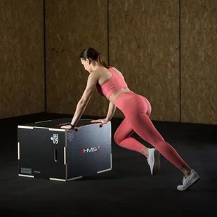 HMS DSC02 SKRZYNIA PLYOMETRYCZNA WZMOCNIONA 750x600x500MM 1009263 - Pozostały sprzęt i akcesoria do ćwiczeń - miniaturka - grafika 6