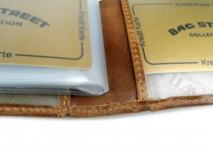Wild Etui Na Karty Dokumenty Wizytownik Poziomy Skóra Naturalna - Etui na dokumenty i karty - miniaturka - grafika 6