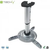 Akcesoria do projektorów - Techly Ramię do projektora Techly 60-120 cm. sufitowe, srebrne 301566 - miniaturka - grafika 1