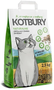 KotBury Żwirek zbożowy 2.5kg - Żwirek dla kotów - miniaturka - grafika 3