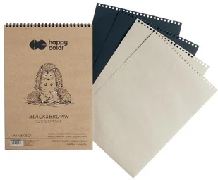 GDD Szkicownik na spirali A5/50K Black&Brown - GDD - Szkolne artykuły papiernicze - miniaturka - grafika 2