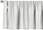 Zasłony - Dekoria Lambrekin na taśmie marszczącej biały 260x40 cm Linen 396-392-04 - miniaturka - grafika 1