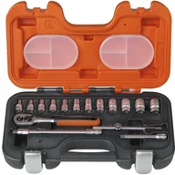 Zestawy narzędziowe - BAHCO zestaw kluczy nasadowych, calowych 1/4"" 16szt. [S160AF] - miniaturka - grafika 1