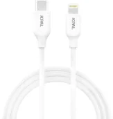 Kable USB - JCPAL Linx USB-C to Lightning Cable 1M White zgsklep-1423-0 - miniaturka - grafika 1