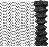 Ogrodzenia - vidaxl Siatka ogrodzeniowa 25 x 1,25 m, stalowa, szara - miniaturka - grafika 1