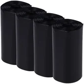 Woreczki na psie odchody - zooplus Exclusive Czarne worki na odchody psa 4 rolki po 20 worków - miniaturka - grafika 1