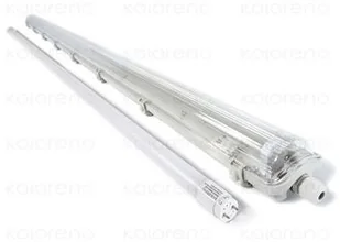 KOLORENO Zestaw 1X Oprawa Hermetyczna 1X150Cm + 1X Świetlówka Led 22W 6000K KPL-OH1 150-BZ - Oprawy, klosze i abażury KOLORENO Zestaw 1X Oprawa Hermetyczna 1X150Cm + 1X Świetlówka Led 22W 6000K KPL-OH1 150-BZ - Oprawy, klosze i abażury - miniaturka - grafika 1