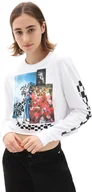 Koszulki i topy damskie - Vans t-shirt damski SEARCH PARTY LS TEE White - miniaturka - grafika 1