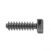 Kołki - EM GROUP Kołki montażowe do opasek zaciskowych fi 6 mm czarne 100 sztuk 6161 BMKN5458 - miniaturka - grafika 1