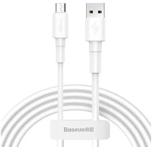 BASEUS MINI WHITE MICRO-USB CABLE 100CM WHITE - Kable USB - miniaturka - grafika 4