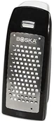 Siekacze tarki i szatkownice - BOSKA boska tarka do sera "Easy grater" stal nierdzewna/tworzywo sztuczne, czarny/srebrny, 1 - opakowanie 853801 - miniaturka - grafika 1