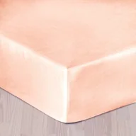 Prześcieradła - Darymex Prześcieradło z satyny bawełnianej z gumką różowe 200x220 dx-220-psg-801 - miniaturka - grafika 1