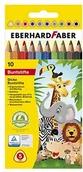 Kredki, ołówki, pastele i pisaki - Eberhard Faber Hexagonal ołówek, gruby, etui z kartonu 10er 511409 - miniaturka - grafika 1