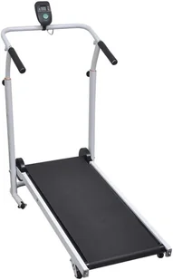 VXL Mini bieżnia, składana, 93 x 36 cm, czarna 406424VLDF - Bieżnie - miniaturka - grafika 2