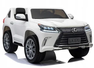 Auto na Akumulator Lexus DK-LX570 Biały - Pojazdy elektryczne dla dzieci - miniaturka - grafika 12