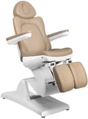 Fotele kosmetyczne - FOTEL KOSMETYCZNY ELEKTR. AZZURRO 870S PEDI -CAPPUCCINO 870S PEDI - CAPPUCCINO - miniaturka - grafika 1