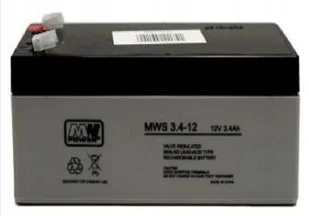 Akumulator żelowy 12V/3,4Ah MWS T1 - Akumulatory ogólnego zastosowania - miniaturka - grafika 3