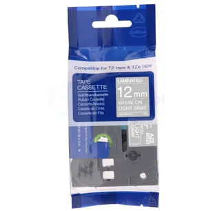 Brother strefadrukarek.pl Taśma TZe-MQL35 12mm x 5m jasnoszara biały nadruk - zamiennik | OSZCZĘDZAJ DO 80% - ZADZWOŃ! PROMOCJA! TZE-MQL35 - Etykiety do drukarek - miniaturka - grafika 2