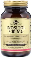 Witaminy i minerały dla sportowców - SOLGAR SOLGAR Inositol 500mg 100vegcaps - miniaturka - grafika 1