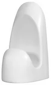 Wieszaki łazienkowe - Bisk Wieszak łazienkowy pojedynczy OCEANIC plastik biały - miniaturka - grafika 1