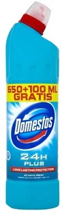 Unilever Płyn czyszcząco-dezynfekujący Domestos 24H Plus Atlantic Fresh 650 ml+100 ml - Dezynfekcja - miniaturka - grafika 4