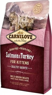 Carnilove Kitten Healthy Growth Salmon&Turkey 6 kg - Sucha karma dla kotów - miniaturka - grafika 2