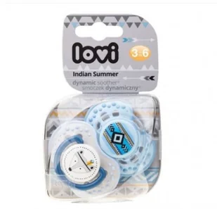 Canpol babies LOVI Dynamiczny smoczek uspokajający Indian Summer boy 3-6 m-cy 9082797 - Pozostałe kosmetyki - miniaturka - grafika 3