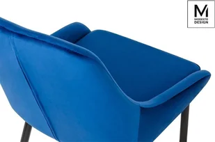 Modesto Krzesło Clover Velvet Czarny - Krzesła - miniaturka - grafika 9