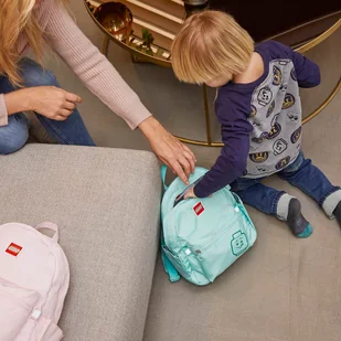 LEGO Plecak codzienny Tribini Joy Large LEGO - emoji / pastel pink 20130-1935 - Plecaki szkolne i tornistry - miniaturka - grafika 9