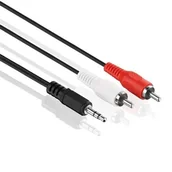 Kable - HDSupply hdsupply LP-AC010  001 kabel audio stereo połączenie czarny LP-AC030-025 - miniaturka - grafika 1