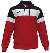 Bluzy sportowe męskie - Joma Joma Bluza męska Crew Iv czerwony czerwony/czarny 4XS 101544.601 - miniaturka - grafika 1
